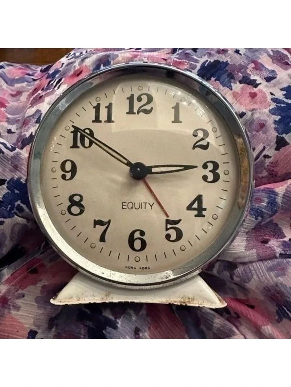 Vintage Equity Desk Clock STILL WORKS!